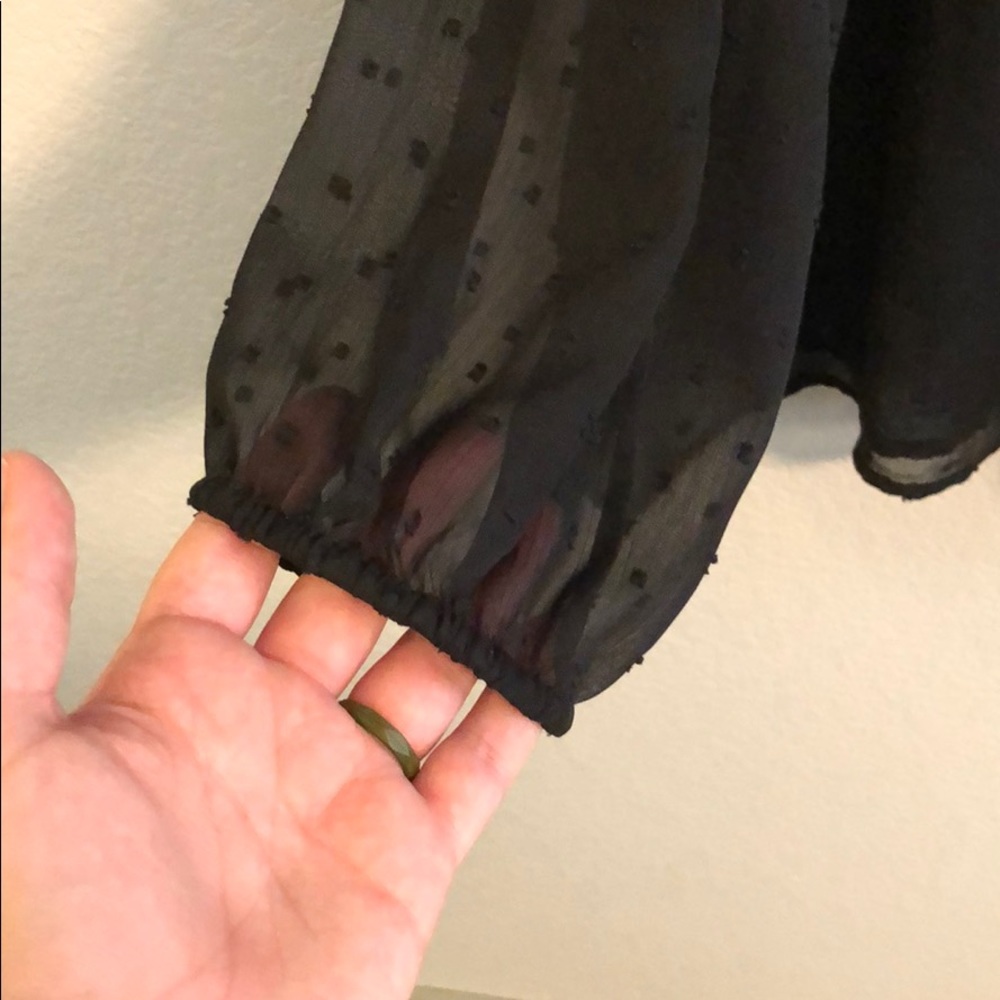 Black long sleeve shirt - Picture 4 of 5